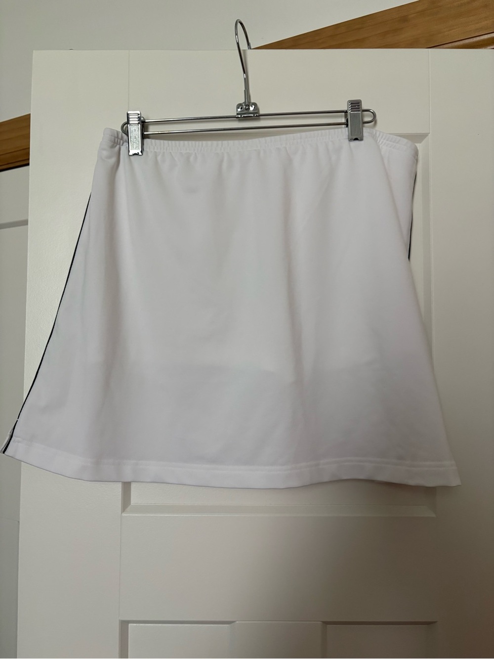 adidas White Athletic Skirt with Built in Shorts